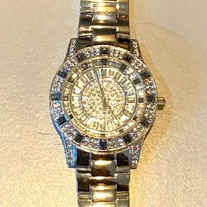 Blue Sapphire and Diamond watch